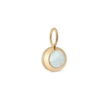 Over & Over Gold October Birthstone Charm