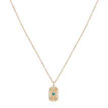 Over & Over Gold + Blue North Star Necklace