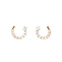 PDPAOLA Gold Leona Earrings