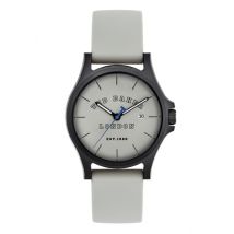 Ted Baker Mens Grey Silicone Strap Watch
