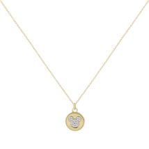 Disney Gold Mickey Double Sided Pendant