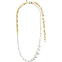 Pilgrim Gold Plated Beat Pearl Necklace