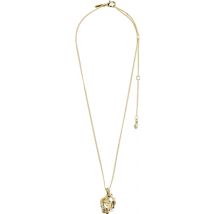 Pilgrim Gold Plated Flow Molten Recycled Necklace