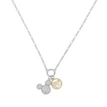 Disney Silver Disney 100 Year Mickey Pendant Necklace
