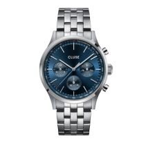 CLUSE Silver Antheor Multifunction Blue Dial Watch