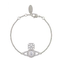 Vivienne Westwood Silver Crystal Norabelle Orb Bracelet