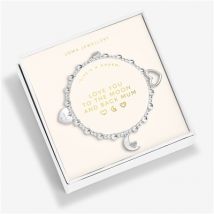 Joma Boxed Love You To The Moon And Back Mum Charm Bracelet