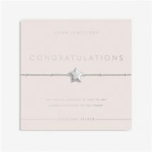 Joma Sterling Silver Congratulations Star Bracelet
