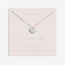 Joma Sterling Silver I Love you Heart Necklace