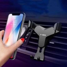 Cell Phone Mounts Holders Gravity Car Holder Air Clip Mount Universal Phone Holder GPS Support Mobile Cell Stand for R230605