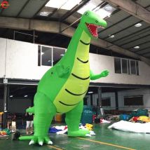 10mH 33ftH with blower Free Ship Outdoor Activities Avertising Large Inflatable dinosaur Cartoon Ground Balloon for Sale