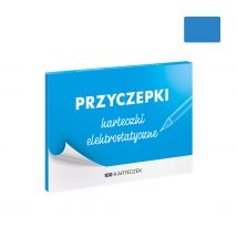 PRZYCZEPKI - niebieskie karteczki elektrostatyczne - 100 szt.