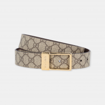 Gucci - GG belt with rectangular buckle (90cm)