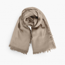 Gucci - Jacquard GG Pattern Beige Scarf