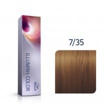 Wella - Illumina Colour- 7/35 Medium Gold Mahogany Blonde (60ml)