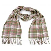 Glencroft - 100% Cashmere Green Plaid Stole