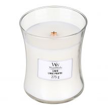 WoodWick - Linen Medium Hourglass Jar Candle
