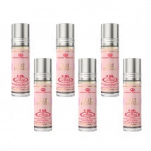 Al Rehab - Roses Roll on Perfume 6 Pack (6 x 6ml)