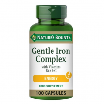 Nature&#039;s Bounty - Gentle Iron Complex with Vitamins B12 &amp; C