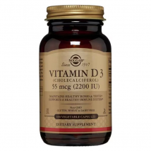 Solgar - Vitamin D3 55g (50 Vegetable Capsules)