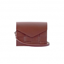 Eduards - Nver Mini Shoulder Bag in Brick Leather