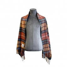 Heritage Traditions - Autumn Check Tartan Woollen Stole