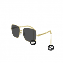 Gucci - GG 0724S (001) Women&#039;s Sunglasses gold/grey