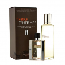 HERMÈS - Terre d&#039;Hermès EDT Refill (125ml) &amp; Travel Spray EDT (30ml) Set