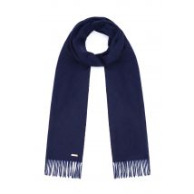 Hortons England - 100% Cashmere Scarf -Navy Blue