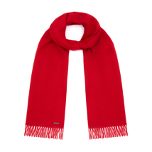 Hortons England - 100% Lindo Wool Country Scarf Red