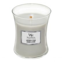 WoodWick - Lavender &amp; Cedar Medium Hourglass Candle