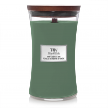 WoodWick - Mint Leaves and Oak Large Hourglass Candle