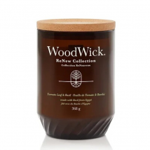WoodWick - Tomato Leaf &amp; Basil Large Candle