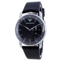 Emporio Armani - Black Dial Leather Quartz Men&#039;s Watch (AR11336)