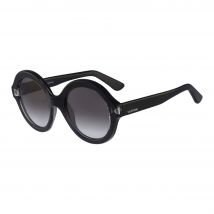 Valentino Womens &#039;Black Oval&#039; Sunglasses - Black