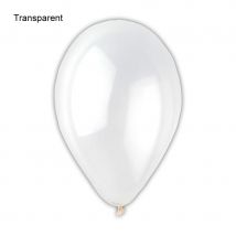 50 ballons 30 cm (Transparent)