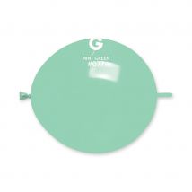 50 ballons ronds avec lien (Vert menthe)