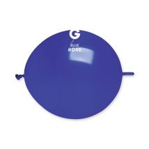 50 ballons ronds avec lien (Bleu)