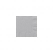 50 serviette de 33cm de côté (Gris)