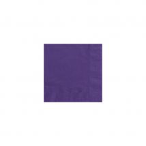 50 serviette de 33cm de côté (Violet)