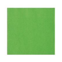 50 serviette de 33cm de côté (Vert citron)