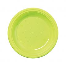 Assiettes rondes en plastique (Anis 50x17cm)