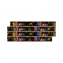 Banderole Anniversaire Feux d'artifice 3,60m (80 ans)