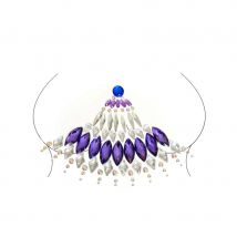 Bijoux de corps à coller et fantaisie pour adulte (Violet)