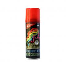 Bombe de laque fluo pour cheveux de 125 ml (Rouge)