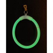 Boucles d'oreilles rondes phosphorescentes (Vert)