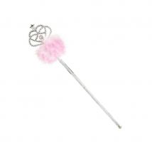 Baguette de princesse avec froufrous (Rose)