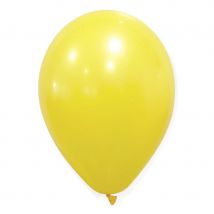 Ballons en latex biodégradable (jaune, x50)