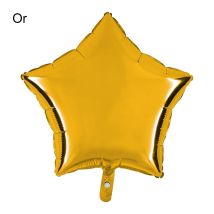 Ballon étoile métallisé (Or)