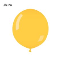 Ballon géant rond de 80 cm (Jaune)